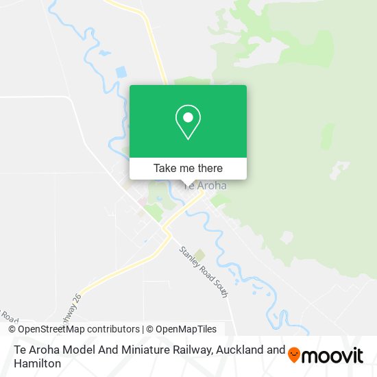 Te Aroha Model And Miniature Railway map