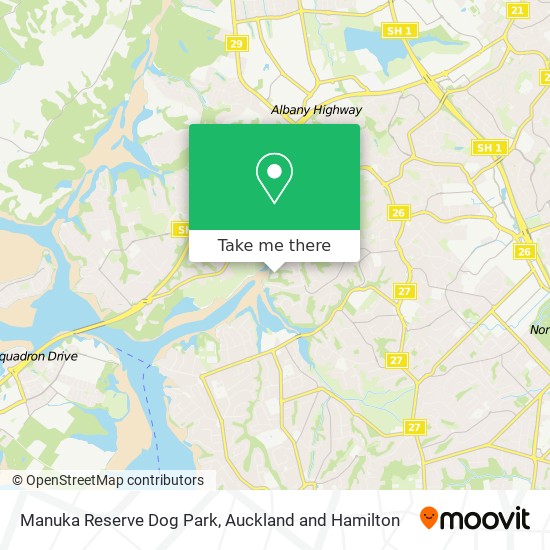 Manuka Reserve Dog Park地图