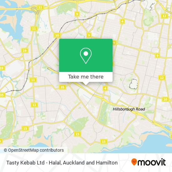 Tasty Kebab Ltd - Halal map