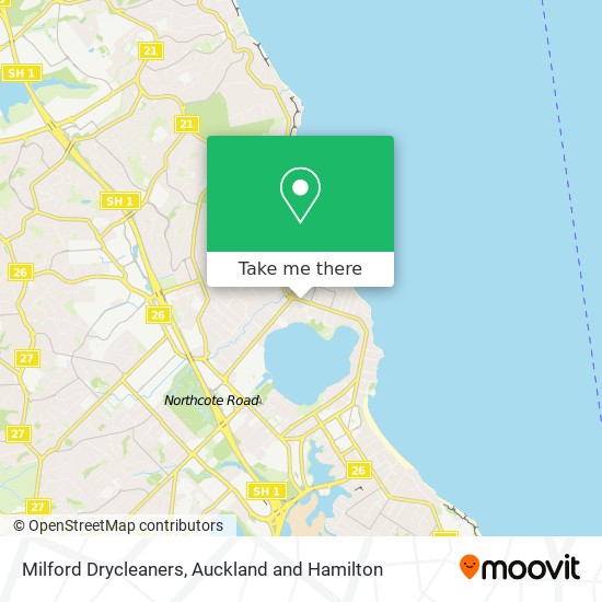 Milford Drycleaners地图