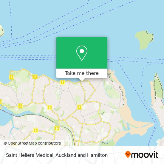 Saint Heliers Medical map