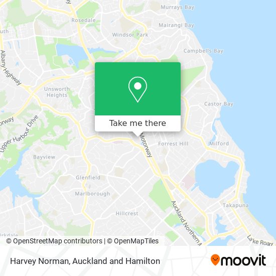 Harvey Norman map