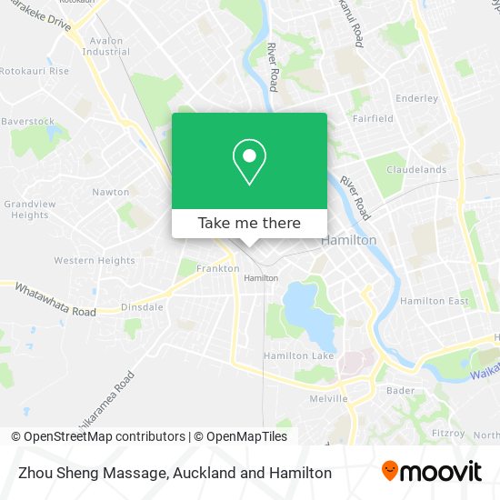 Zhou Sheng Massage map