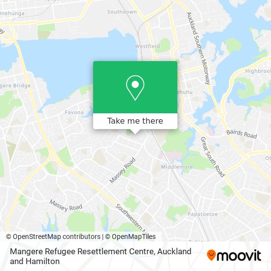 Mangere Refugee Resettlement Centre map