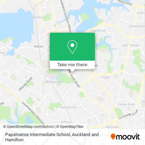 Papatoetoe Intermediate School map