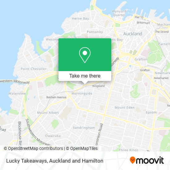 Lucky Takeaways map