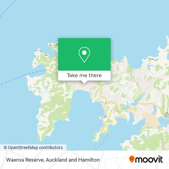 Waeroa Reserve map
