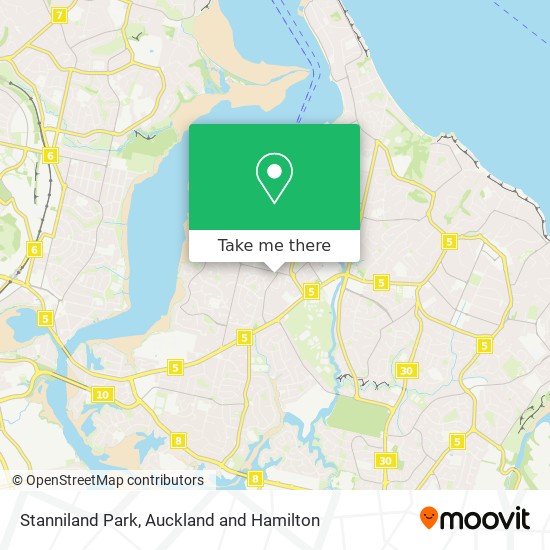 Stanniland Park map