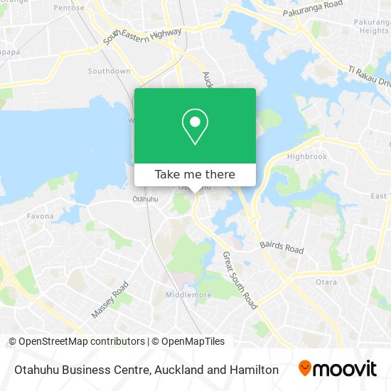 Otahuhu Business Centre map