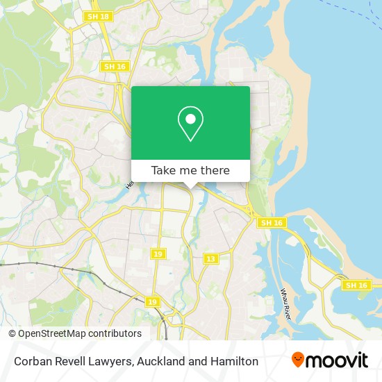 Corban Revell Lawyers map