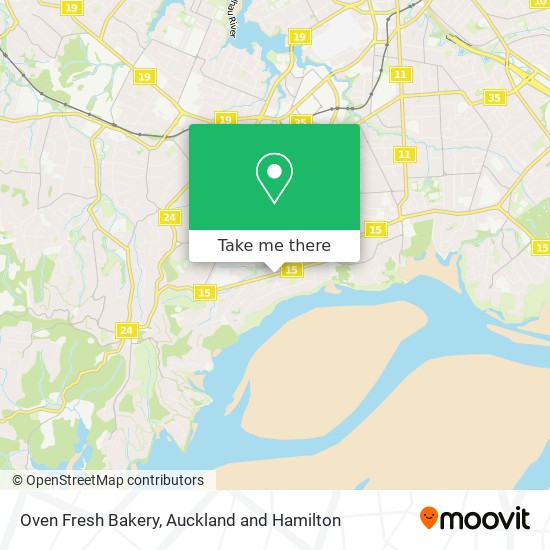 Oven Fresh Bakery map