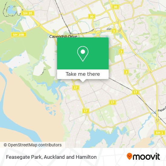 Feasegate Park map