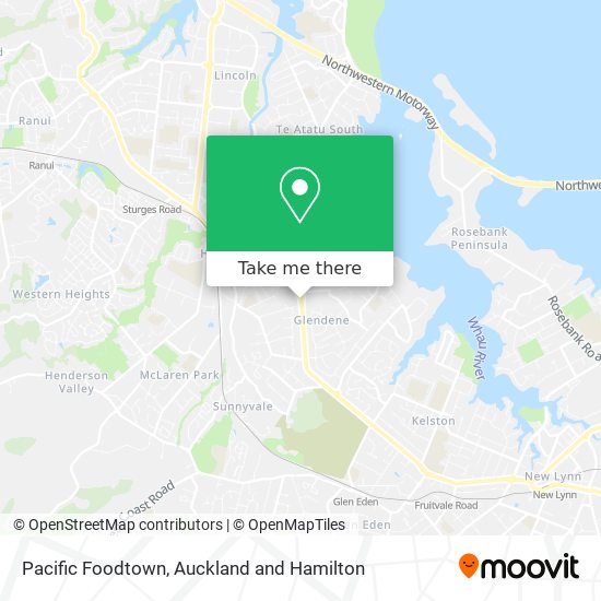 Pacific Foodtown map