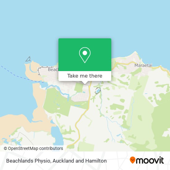 Beachlands Physio地图