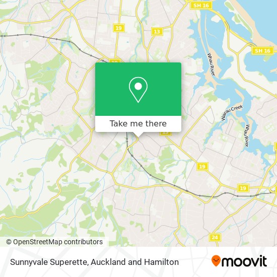 Sunnyvale Superette map