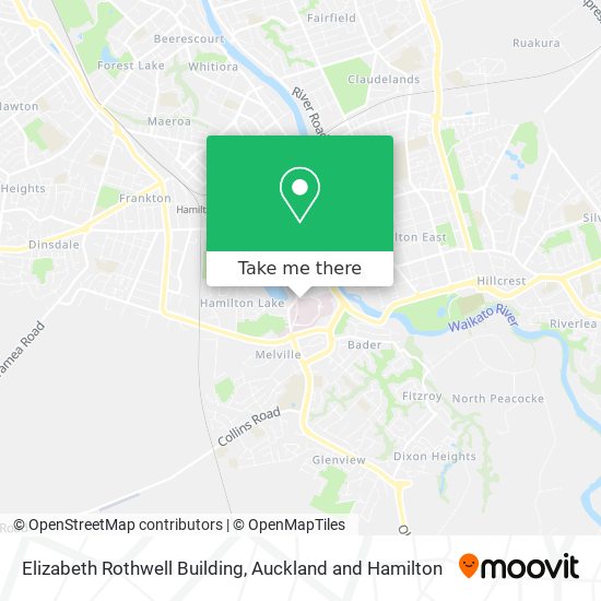 Elizabeth Rothwell Building Map How To Get To Elizabeth Rothwell Building In Auckland And Hamilton By Train  Or Bus?