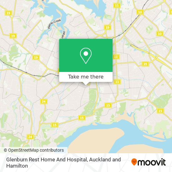 Glenburn Rest Home And Hospital map