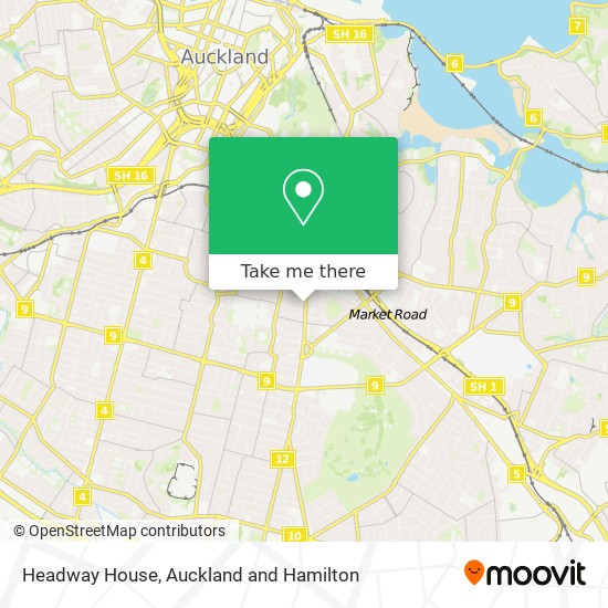 Headway House map