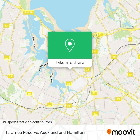 Taramea Reserve map