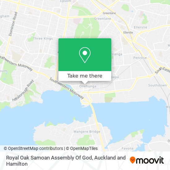 Royal Oak Samoan Assembly Of God map