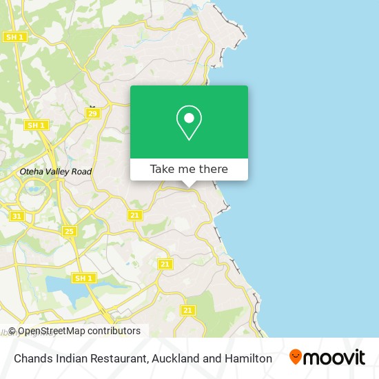 Chands Indian Restaurant map