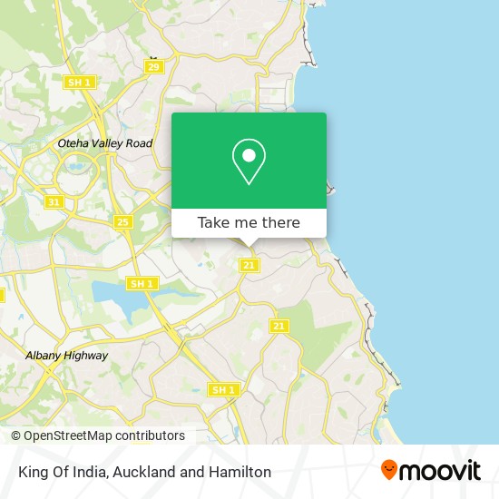 King Of India map