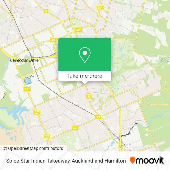 Spice Star Indian Takeaway map