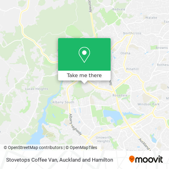 Stovetops Coffee Van map