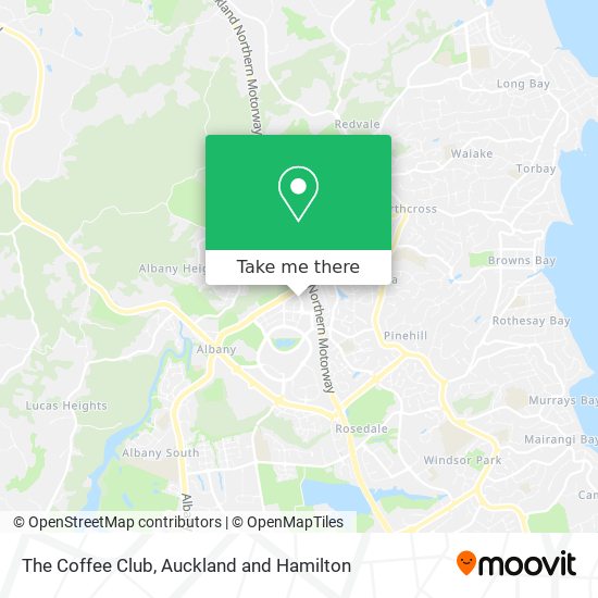 The Coffee Club map