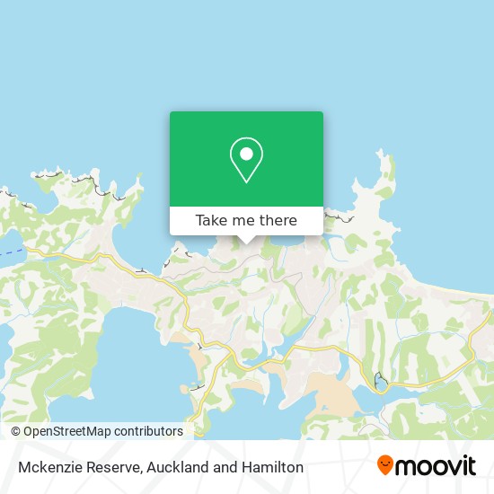 Mckenzie Reserve map