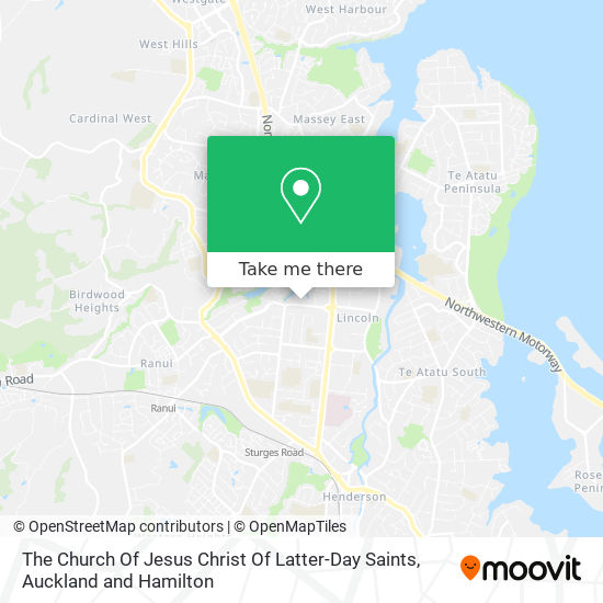 The Church Of Jesus Christ Of Latter-Day Saints map