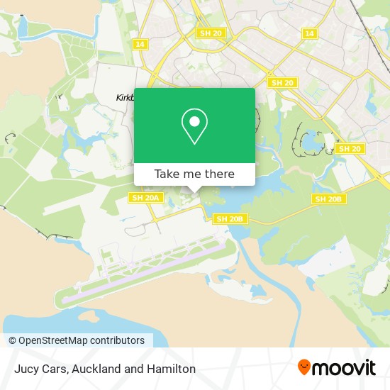 Jucy Cars map