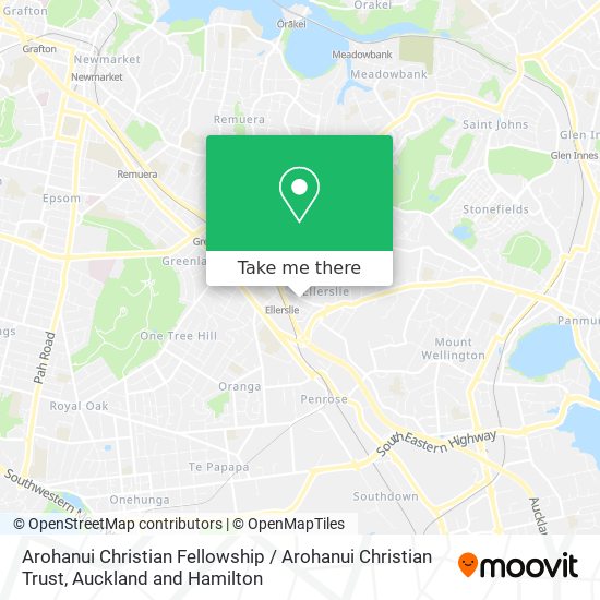 Arohanui Christian Fellowship / Arohanui Christian Trust map