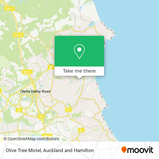Olive Tree Motel map