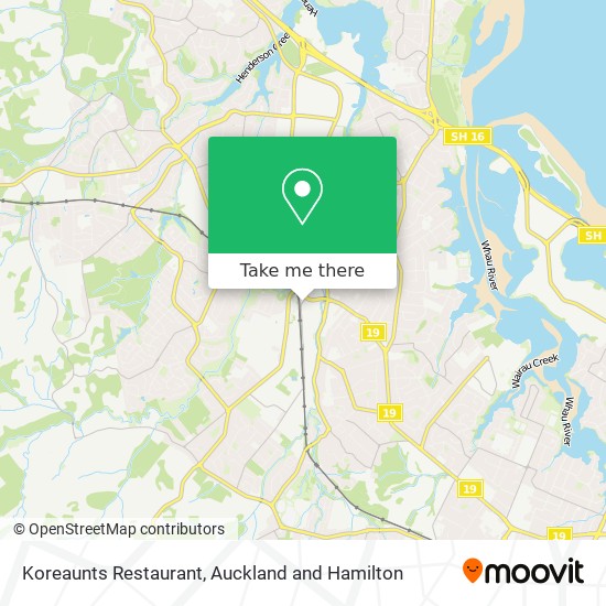 Koreaunts Restaurant map