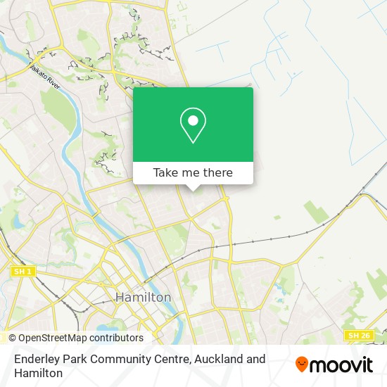 Enderley Park Community Centre map
