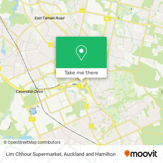 Lim Chhour Supermarket map