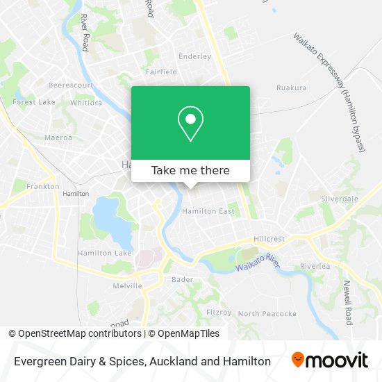 Evergreen Dairy & Spices map