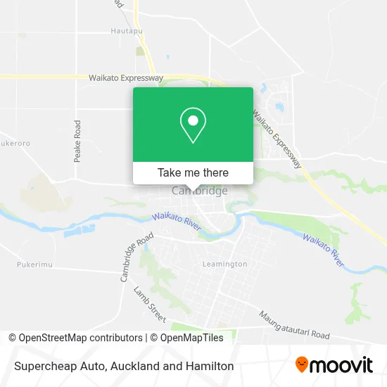 Supercheap Auto map