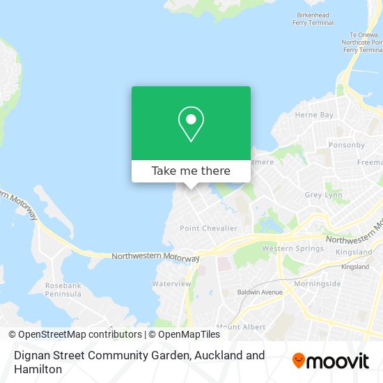 Dignan Street Community Garden map