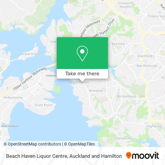 Beach Haven Liquor Centre map
