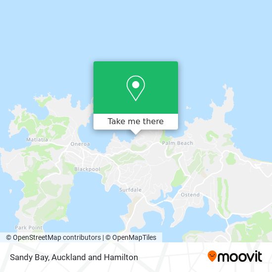Sandy Bay map