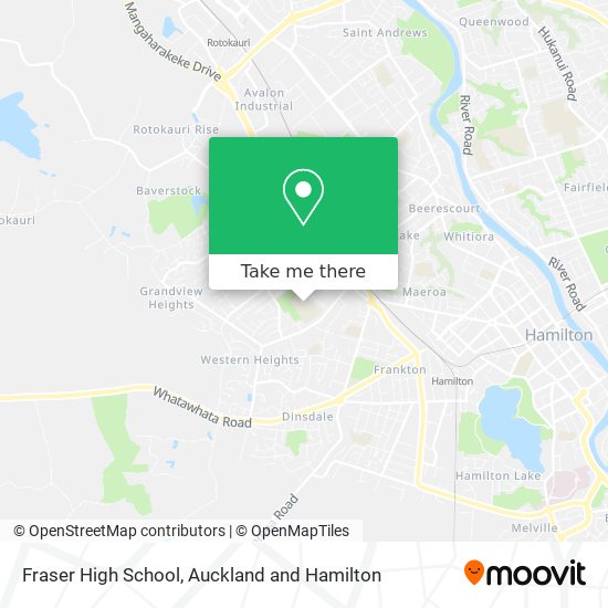 Fraser High School map