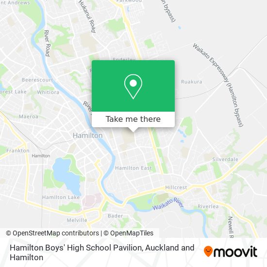 Hamilton Boys' High School Pavilion地图