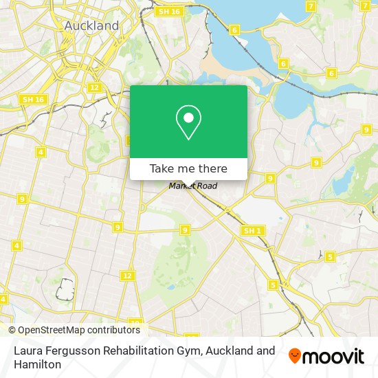 Laura Fergusson Rehabilitation Gym map