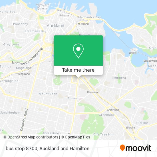 bus stop 8700 map