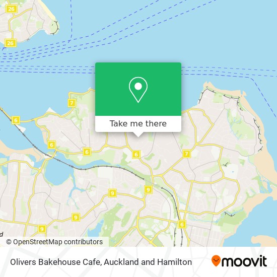 Olivers Bakehouse Cafe map
