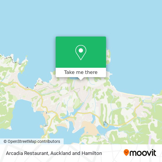 Arcadia Restaurant map
