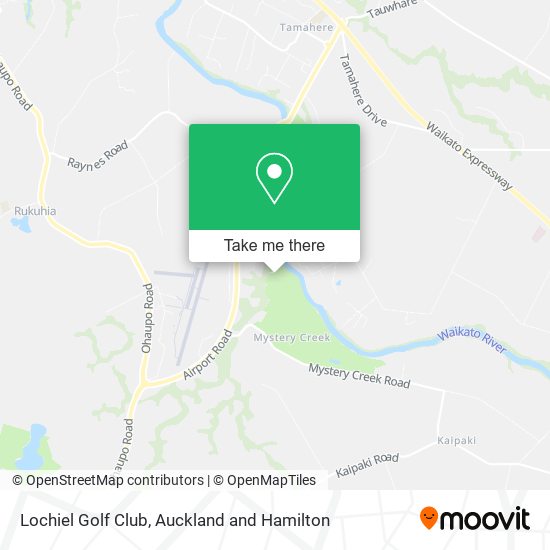 Lochiel Golf Club map