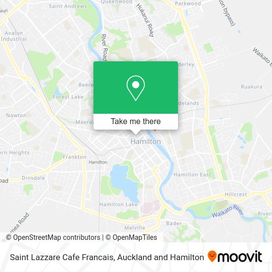 Saint Lazzare Cafe Francais map